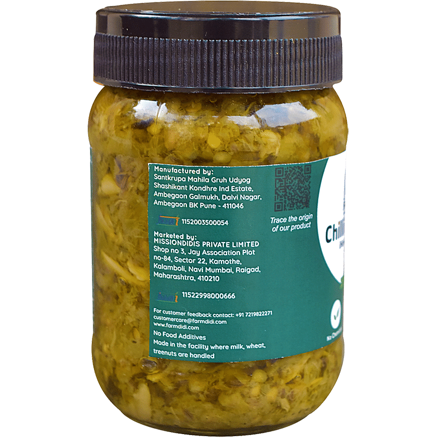 FarmDidi Chilli Chutney/Hirvi Mirchi Thecha