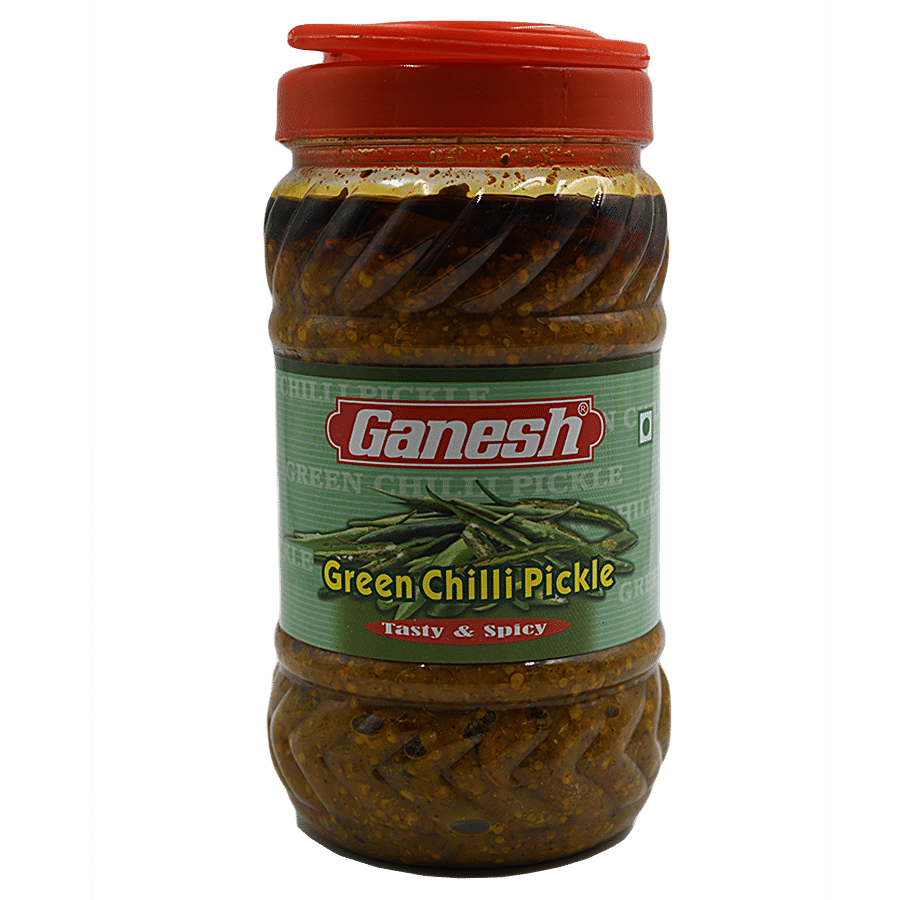 Ganesh Sharbat Pickle - Green Chilli