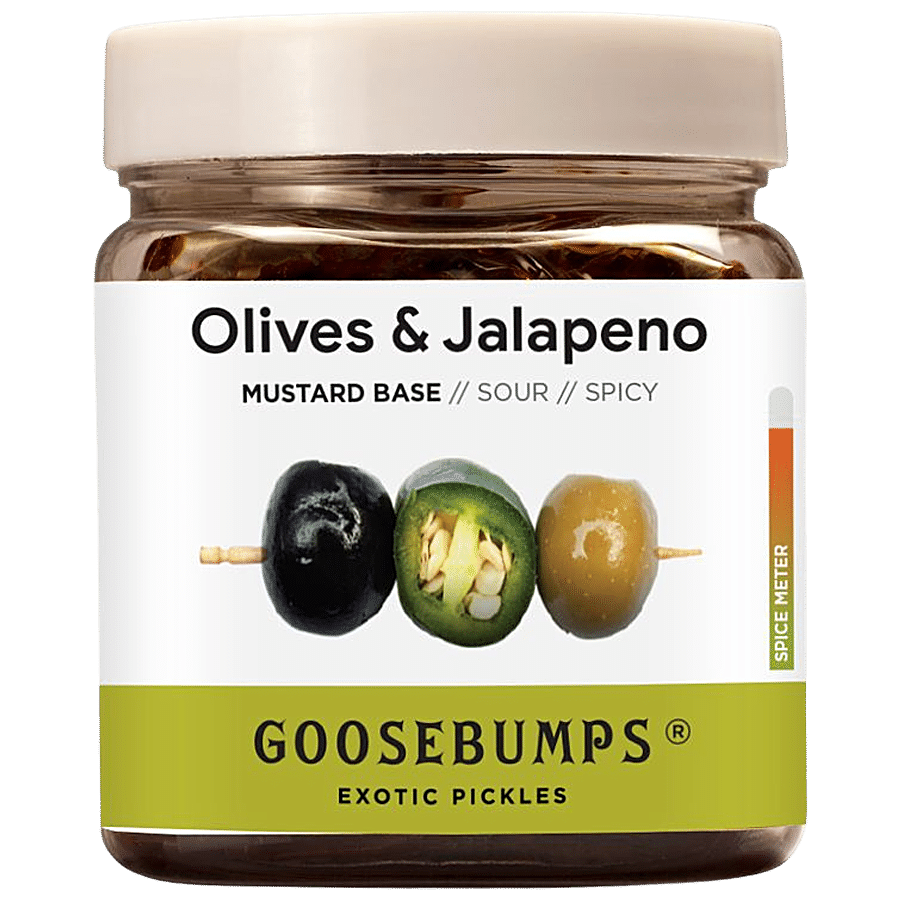 Goosebumps Olive & Jalapeno Exotic Pickle - Mustard Base