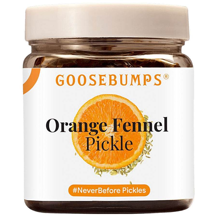 Goosebumps Orange Fennel Pickle