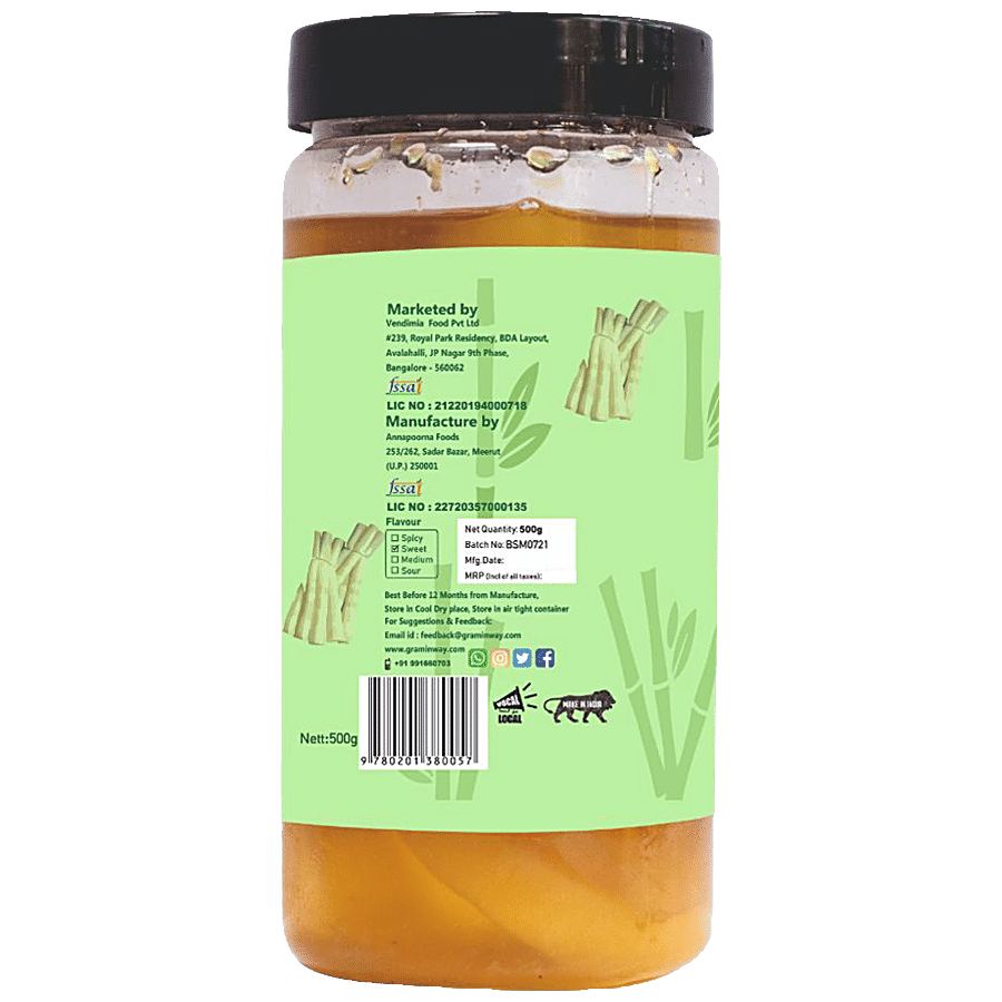 Graminway Bamboo Shoots Murabba - May Help In Weight Management