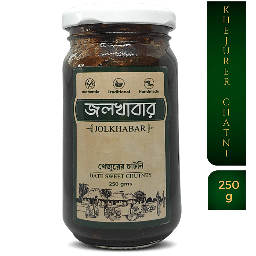 JOLKHABAR Handmade Date/Khejur Misti Chutney - Khejur Er Misti Chutney