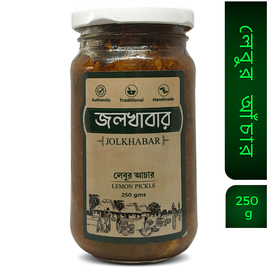 JOLKHABAR Handmade Lemon Pickle - Lebu R Aachar