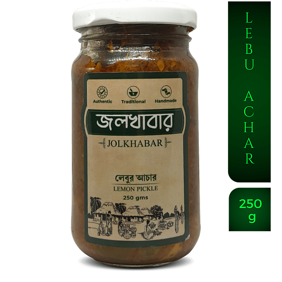 JOLKHABAR Handmade Lemon Pickle - Lebu R Aachar