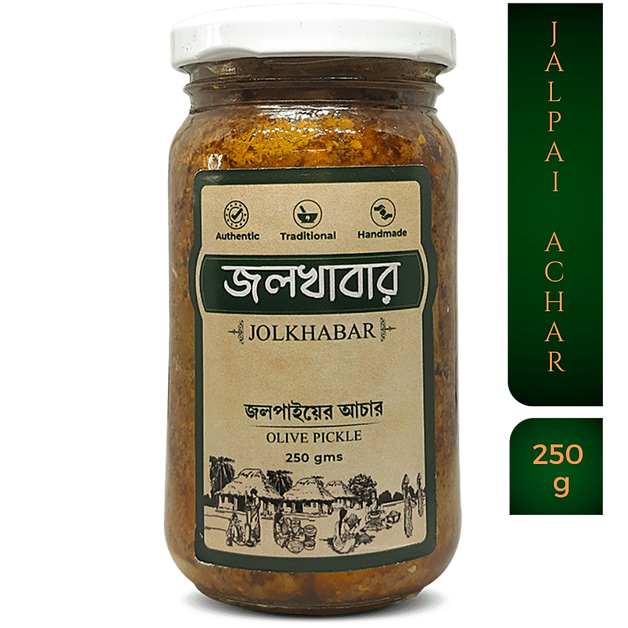 JOLKHABAR Handmade Olive Pickle - Jalpai Er Aachar