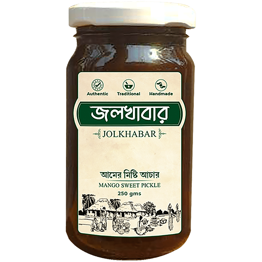 JOLKHABAR Mango Sweet Pickle/Aam R Misti Achar