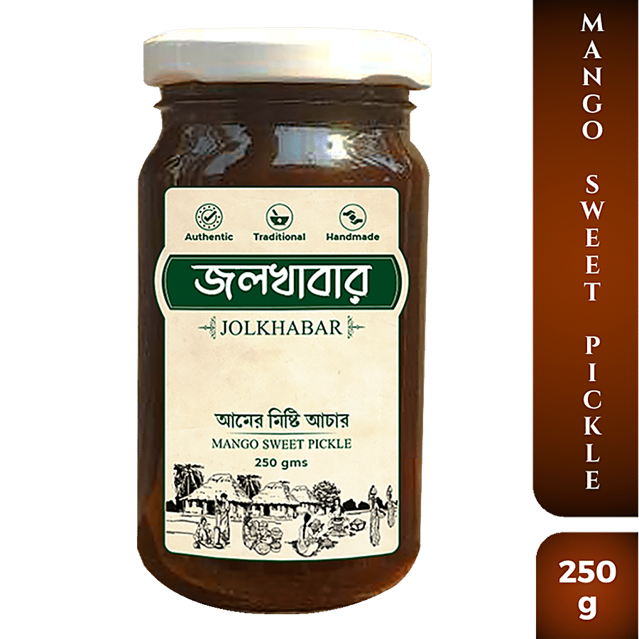 JOLKHABAR Mango Sweet Pickle/Aam R Misti Achar