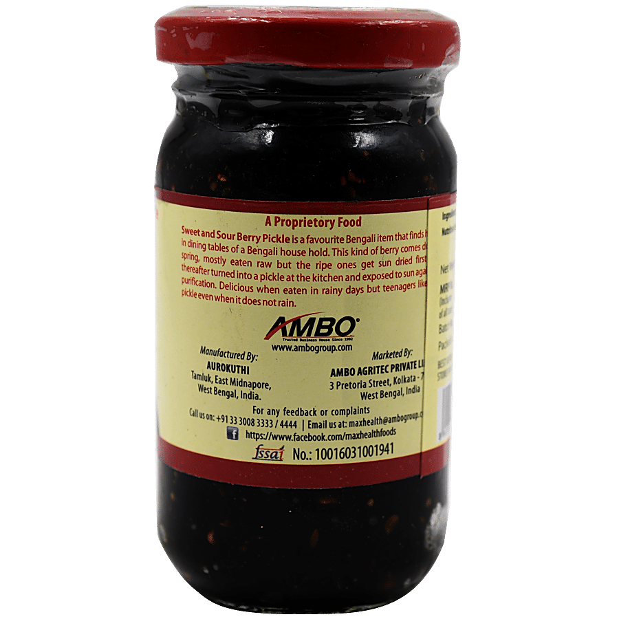 Max Health  Achar - Sweet & Sour Berry