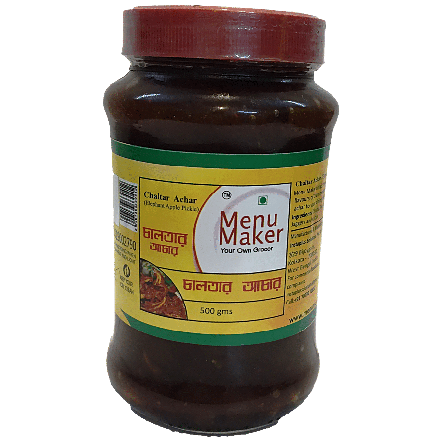 Menu Maker Chaltar Achar/Elephant Apple Pickle