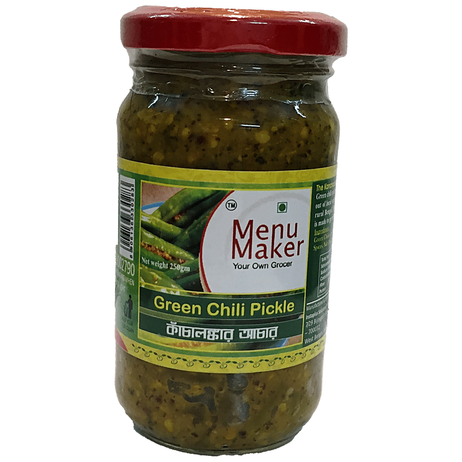 Menu Maker Green Chili Pickle