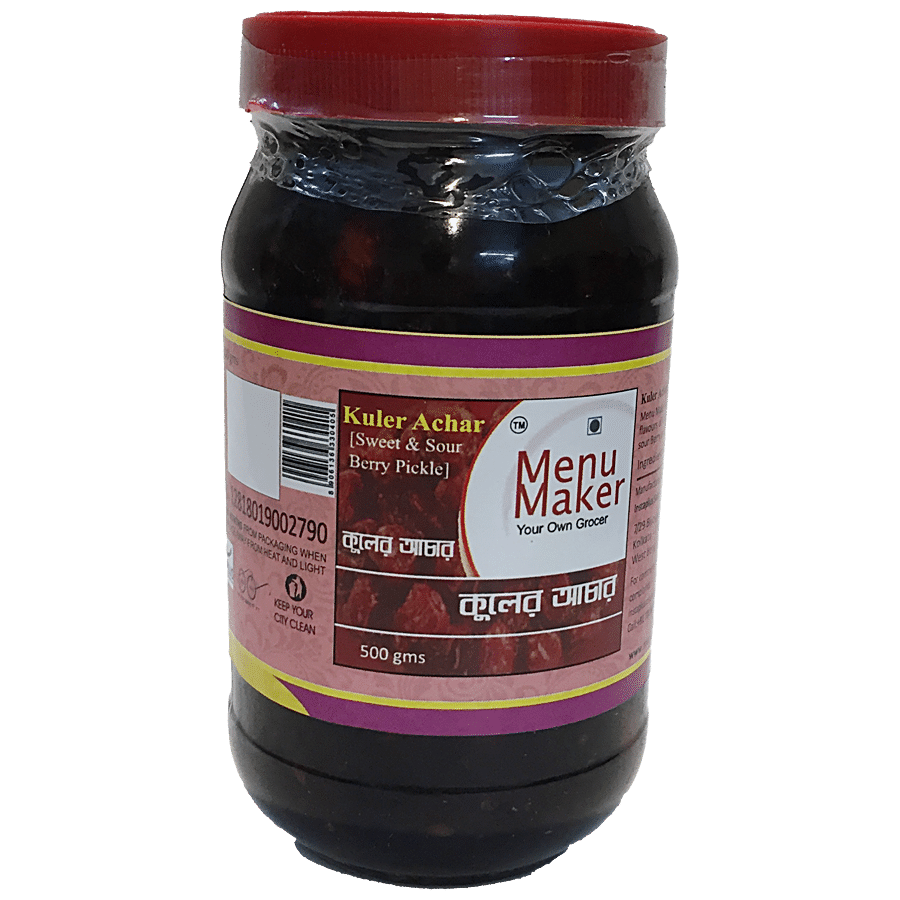 Menu Maker Kuler Achar/Sweet & Sour Red Berry Pickle