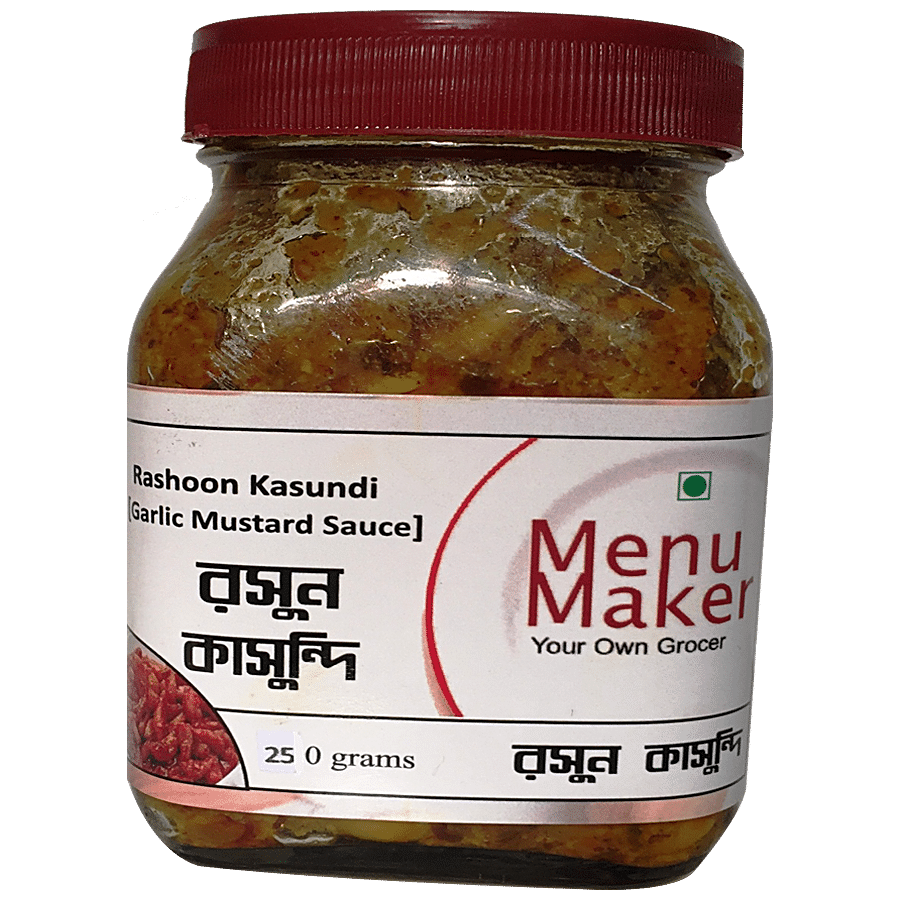 Menu Maker Rashun Kasundi/Garlic Mustard Sauce