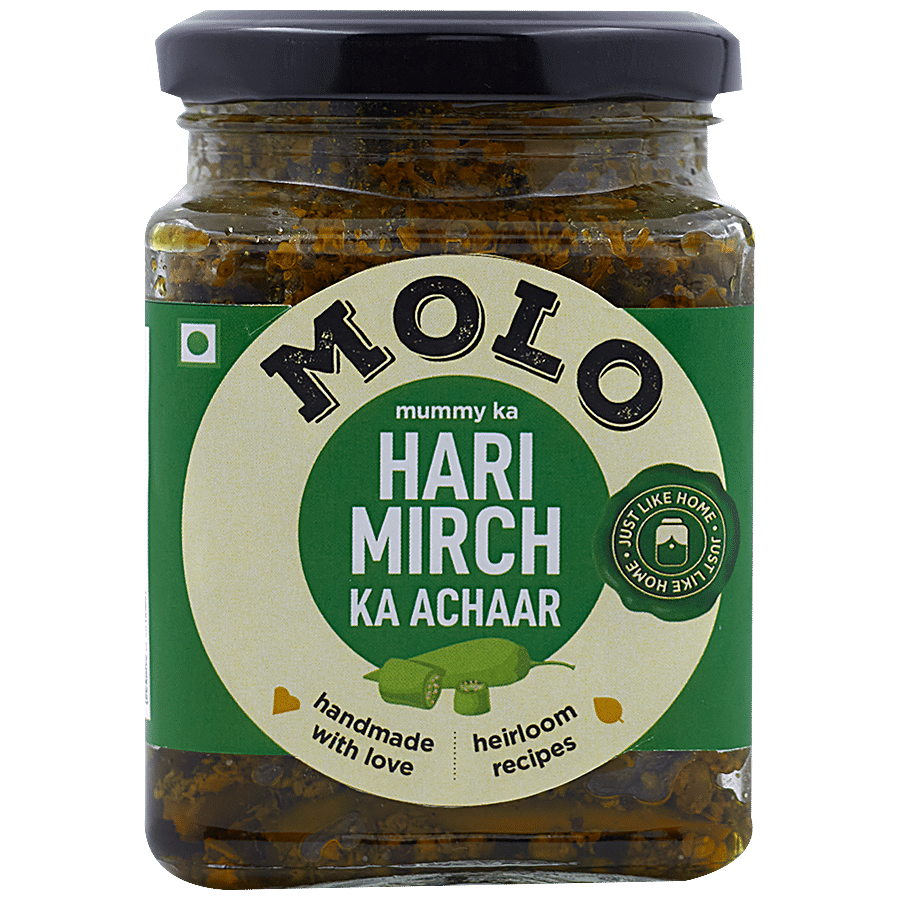 Molo My Mom's Green Chilli Pickle