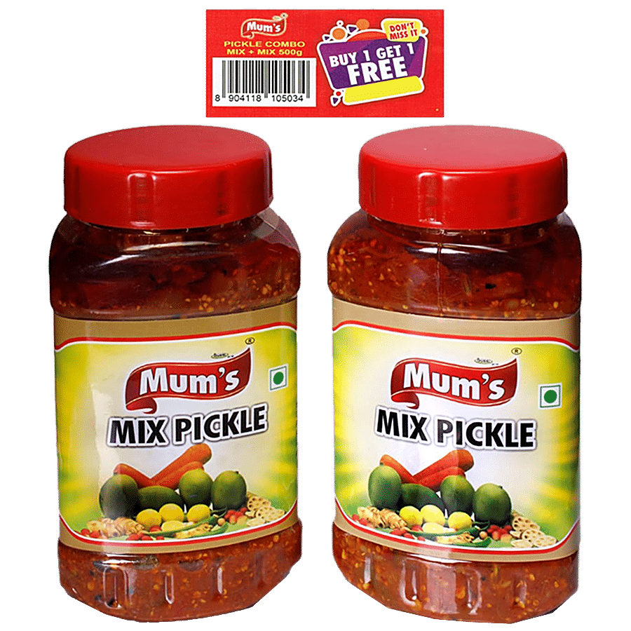 Mum's Mixed Pickle Combo - Adds Spice & Flavour