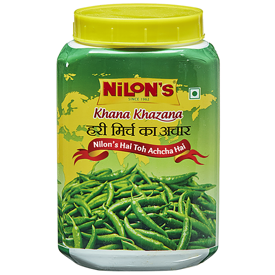 Nilon's Green Chilli Pickle