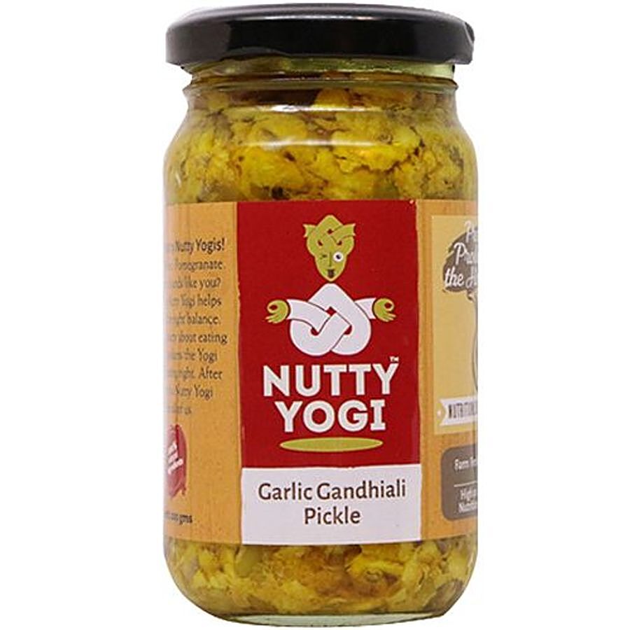 Nutty Yogi Garlic Ganhiali Pickle