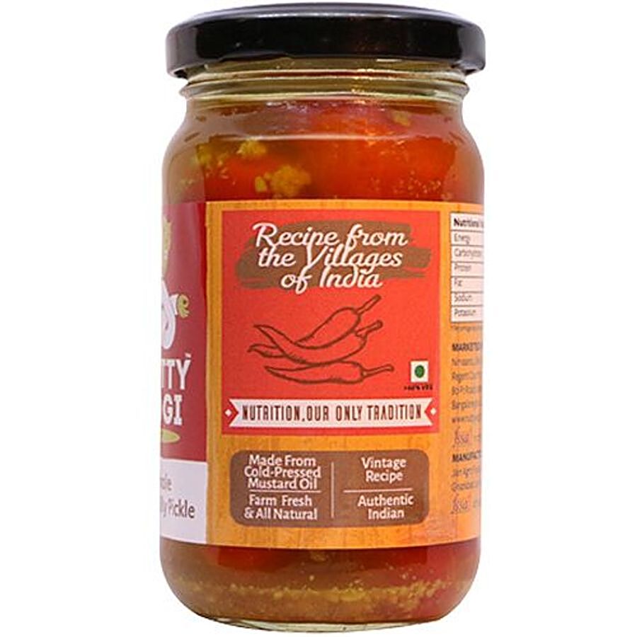 Nutty Yogi Pickle - Whole Red Chilly Pickle