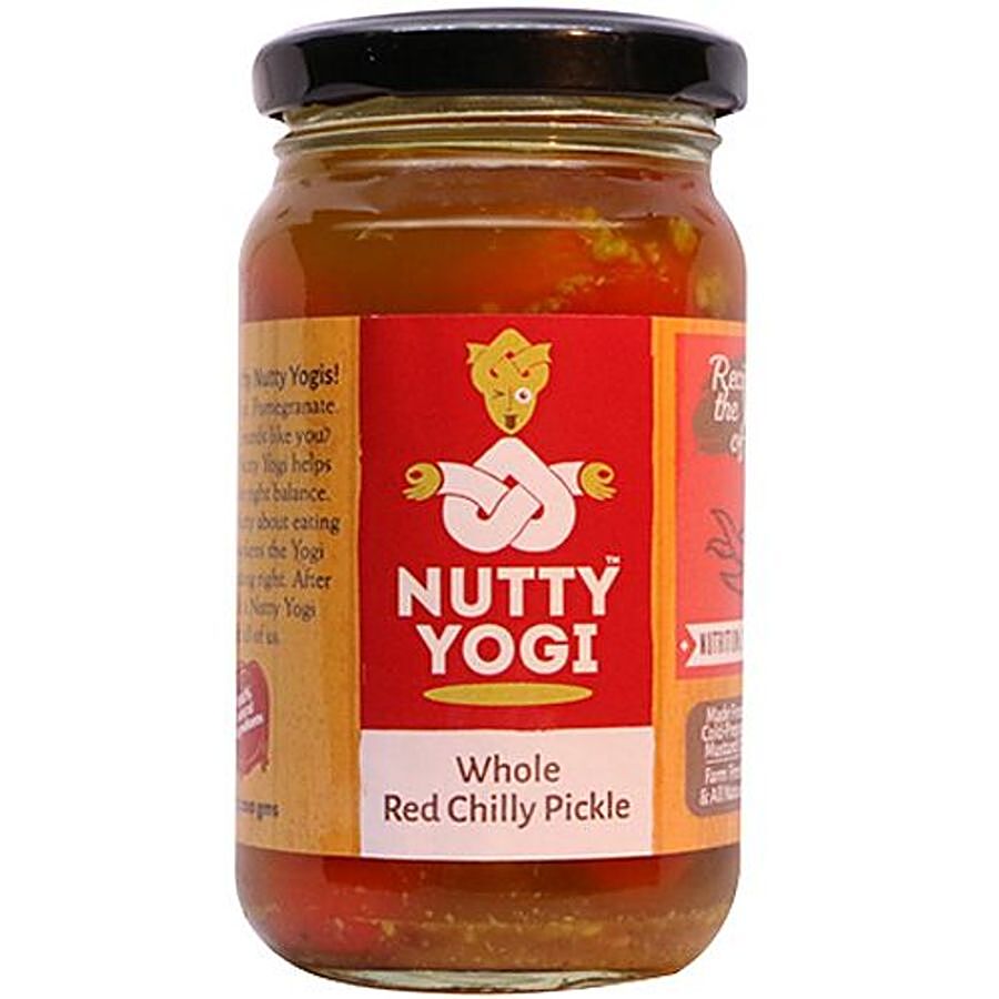 Nutty Yogi Pickle - Whole Red Chilly Pickle