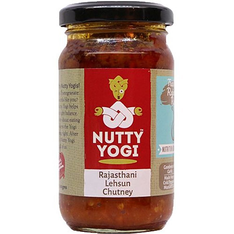 Nutty Yogi Rajasthani Lehsun Chutney