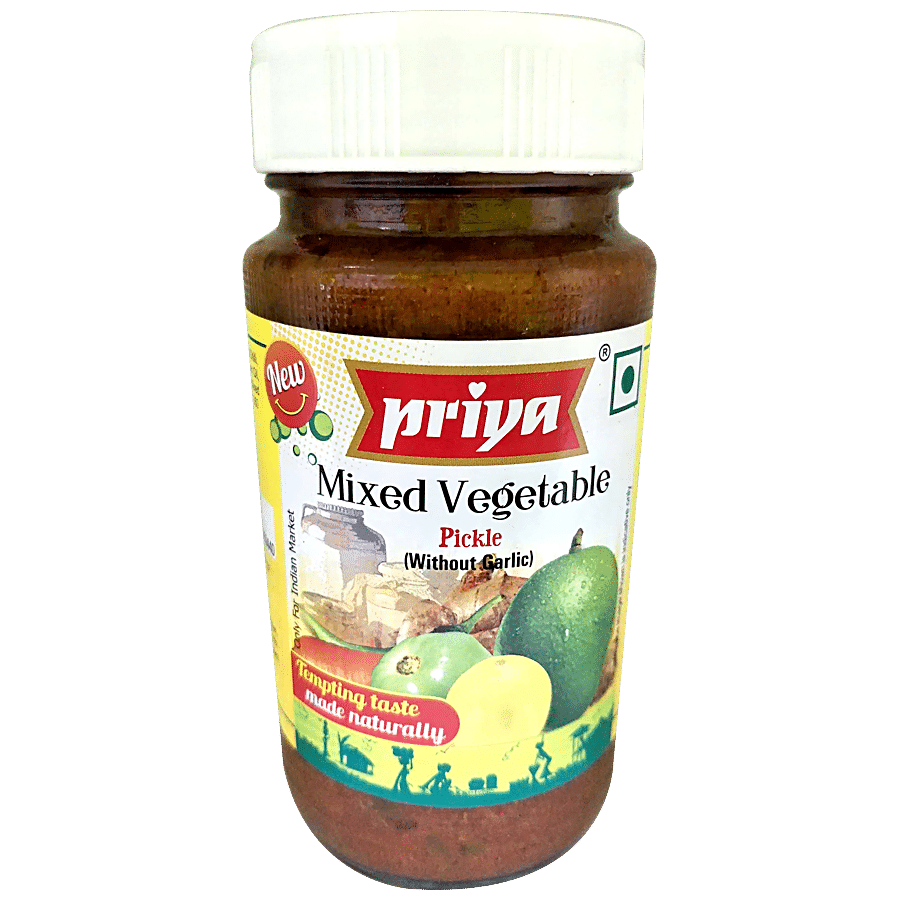 Priya Pickle - Mixed Vegetable Without Garlic