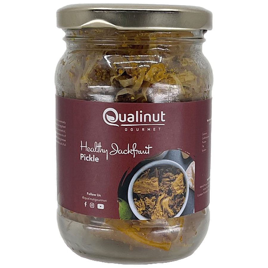 Qualinut Gourmet Healthy Jackfruit Pickle - Mix of Spices & Health Benefits