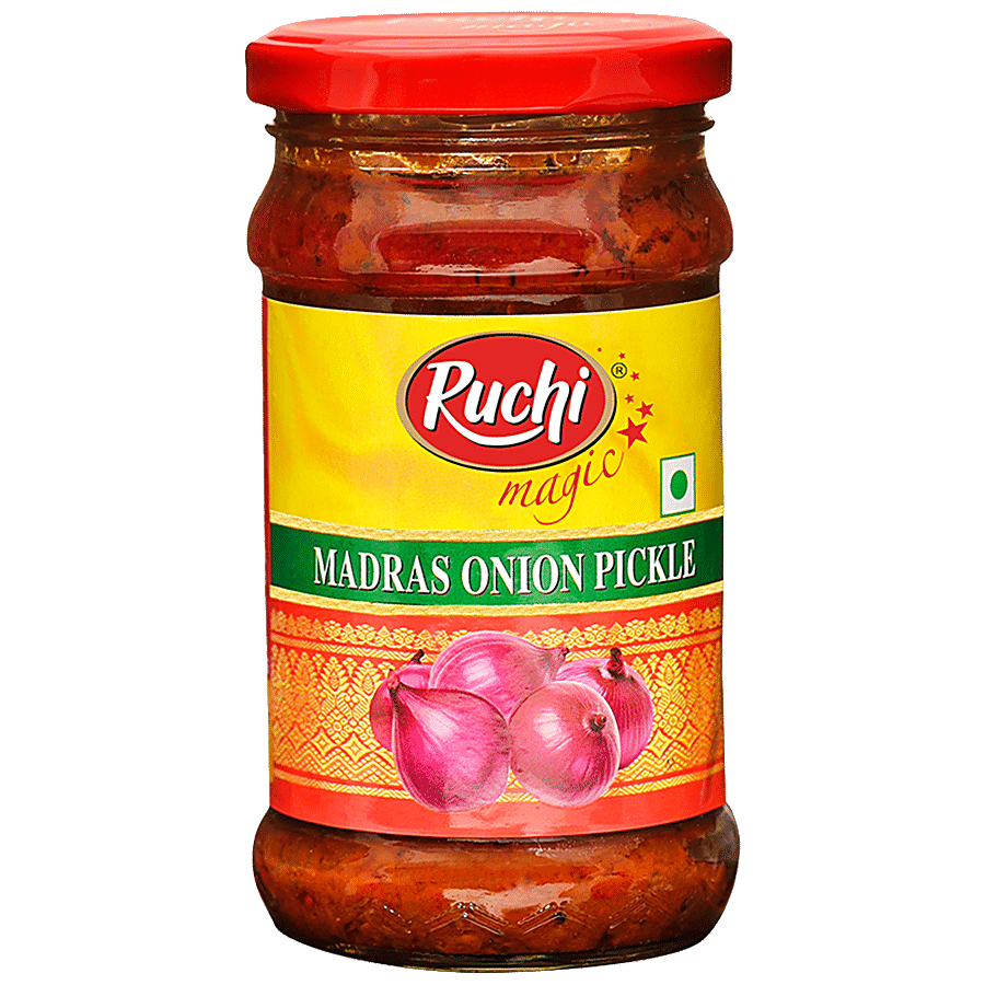 Ruchi magic Madras Onion Pickle - Authentic Taste & Flavour