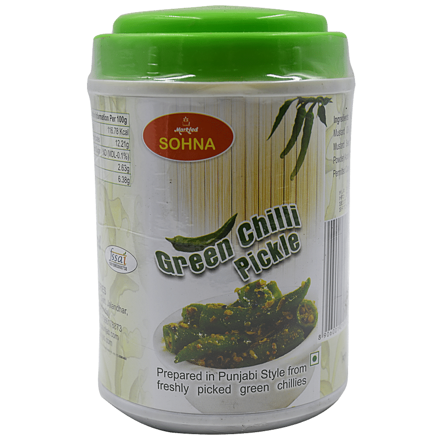 SOHNA Pickle - Green Chilli