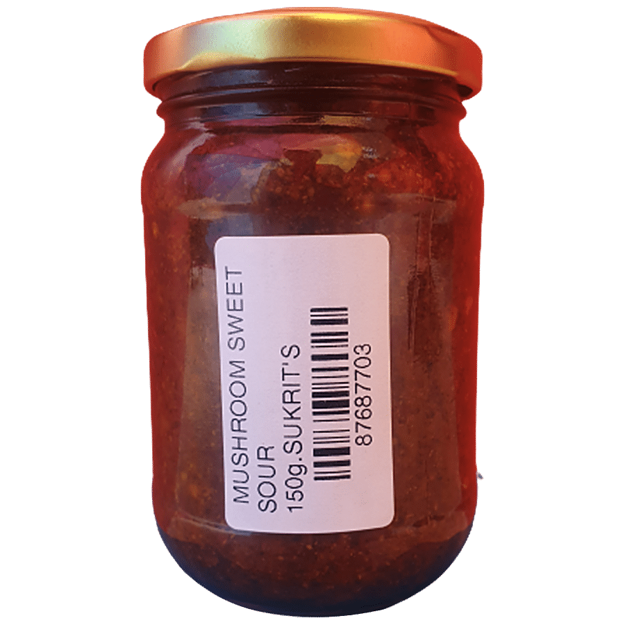 SUKRIT'S Sweet & Sour Mushroom Pickle