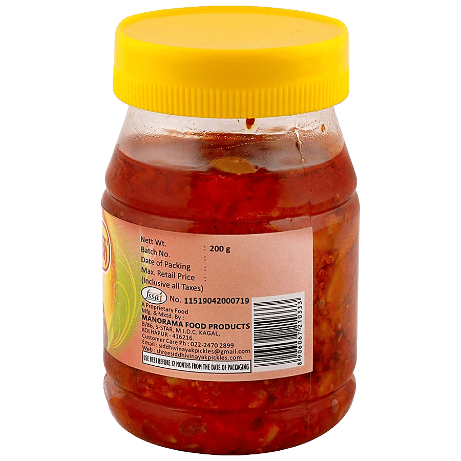 Shree Siddhivinayak Garlic Pickle - Traditional-style