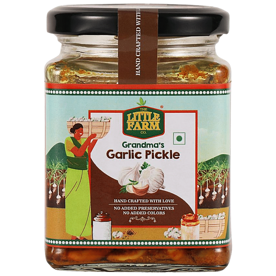 The Little Farm Co Garlic Pickle - Authentic Flavour & Taste