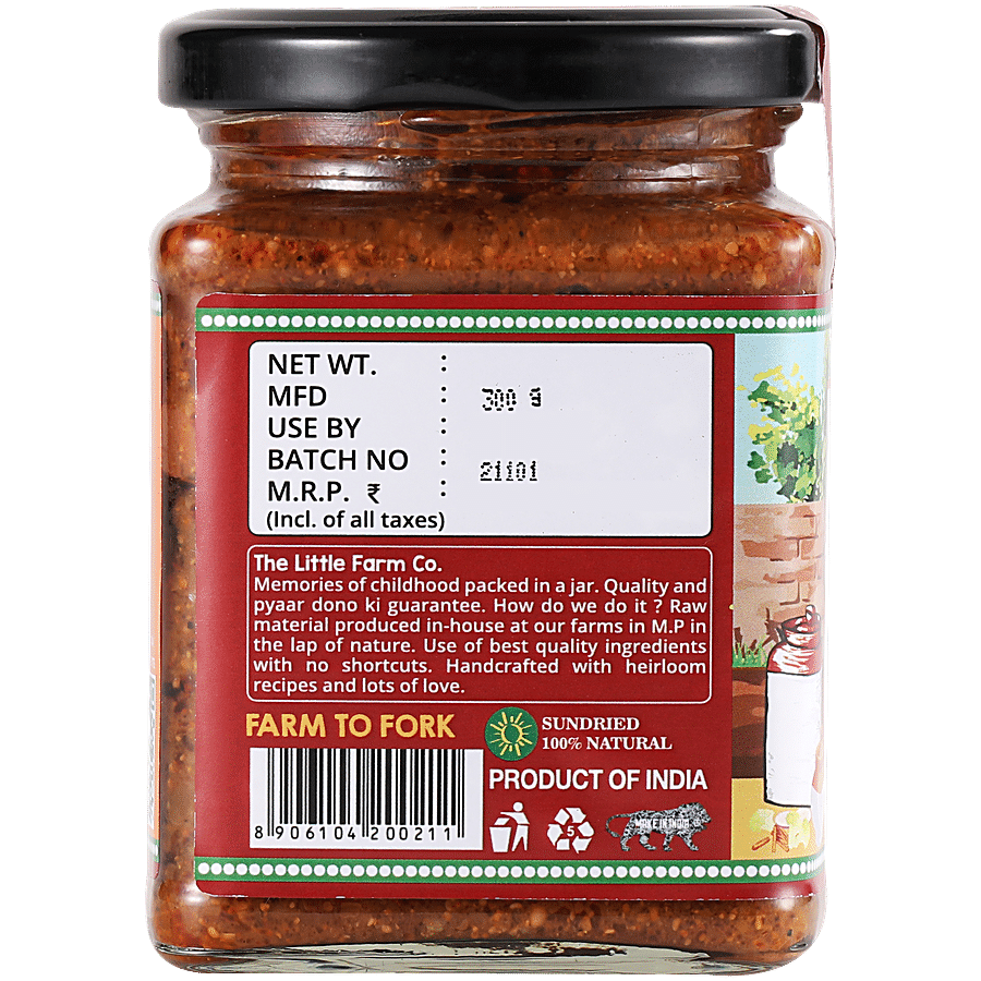 The Little Farm Co Gobhi Gajar Shalgum Pickle - Authentic Flavour & Taste