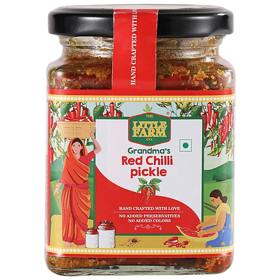 The Little Farm Co Red Chilli Pickle - Fresh Aroma