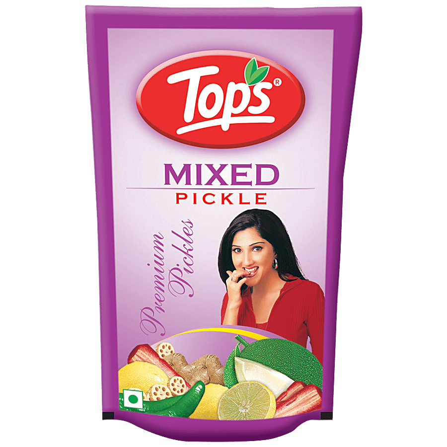 Tops Gold Mixed Pickle - Tempting Flavour