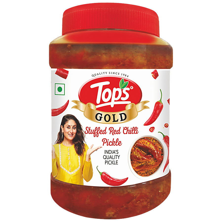 Tops Pickle - Stuffed Red Chilli