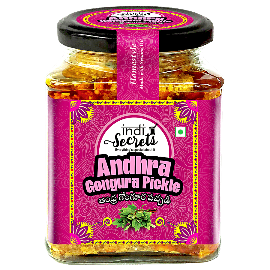 indiSecrets Andhra Gongura Pickle