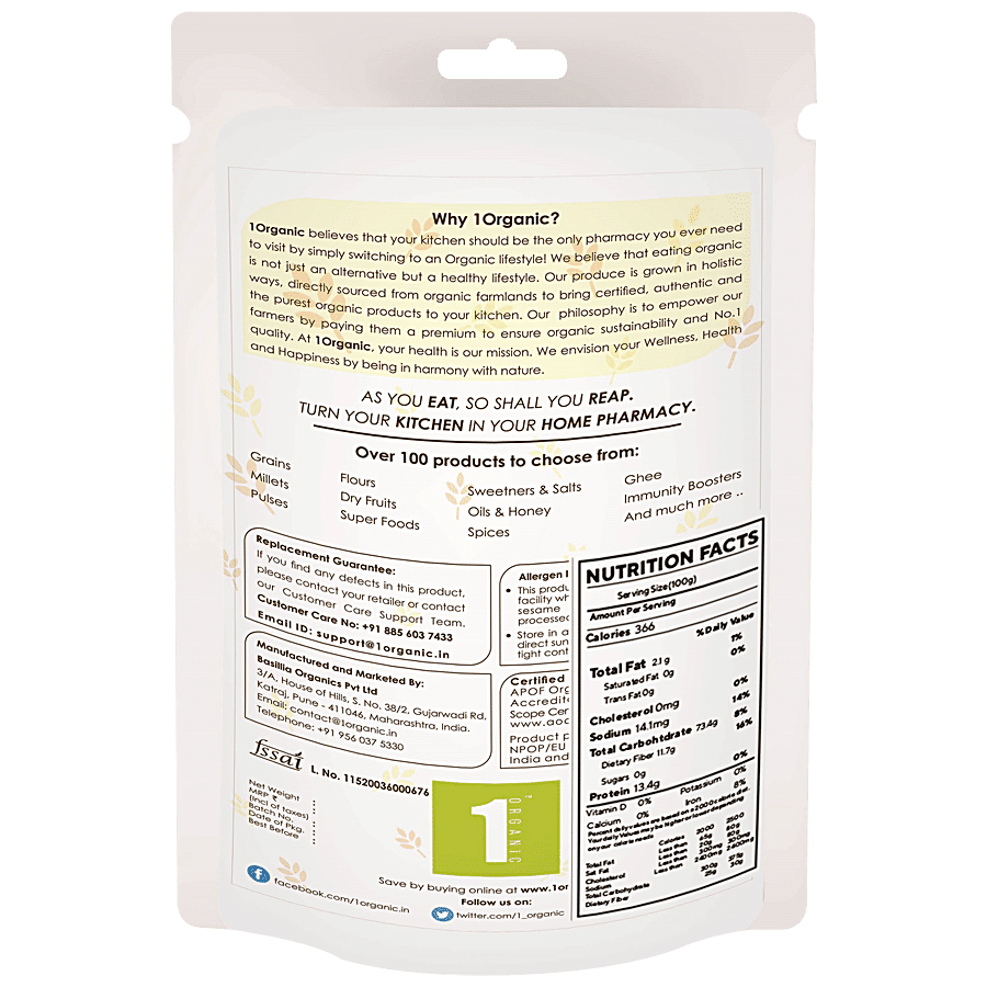 1Organic Wheat Sharbati - Rich In Vitamin