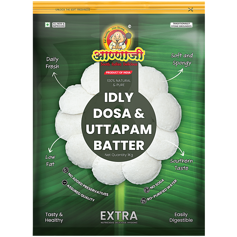 AANNAJI Idly Dosa Uttapam Special Batter - Natural & Healthy