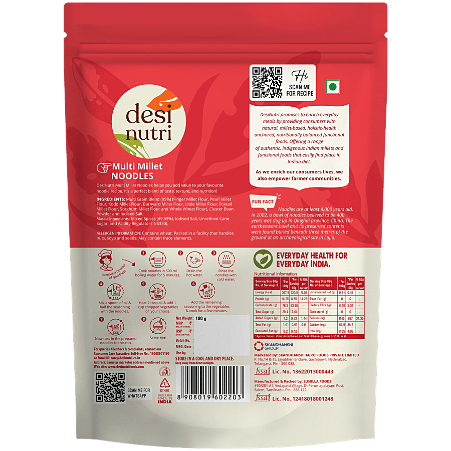 Desi Nutri Multi Millet Noodles