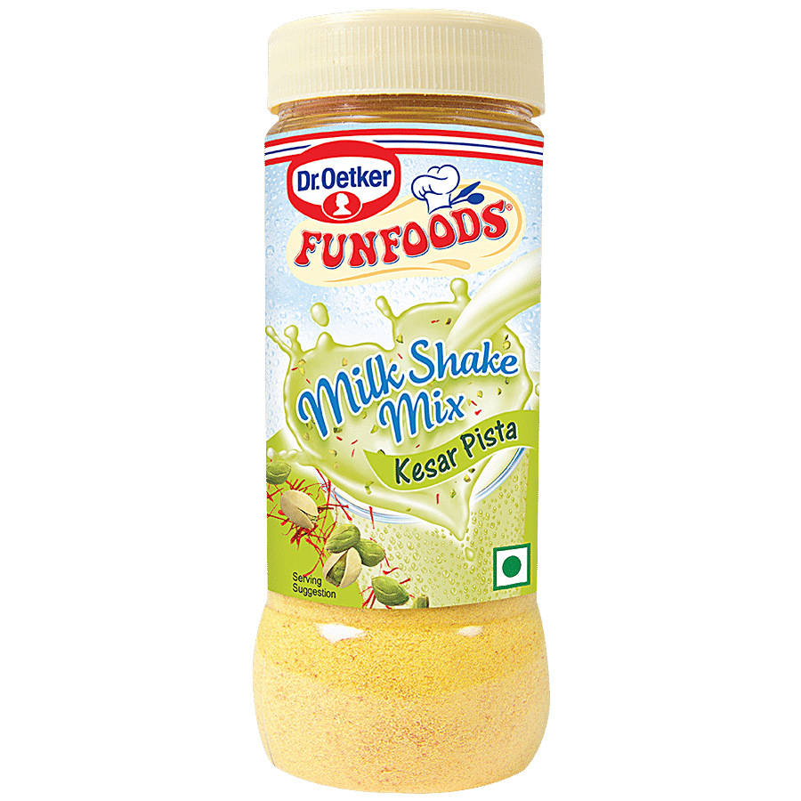 Dr. Oetker FunFoods Milk Shake Mix - Kesar Pista