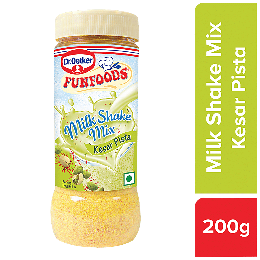 Dr. Oetker FunFoods Milk Shake Mix - Kesar Pista