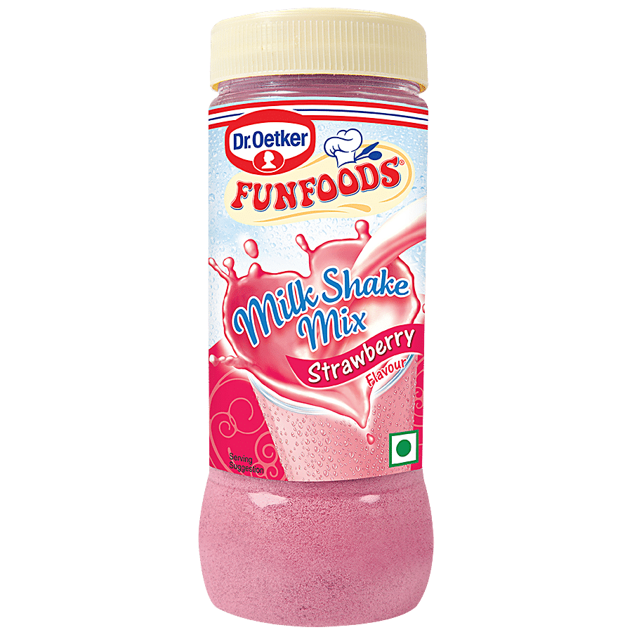 Dr. Oetker FunFoods Milk Shake Mix - Strawberry Flavour