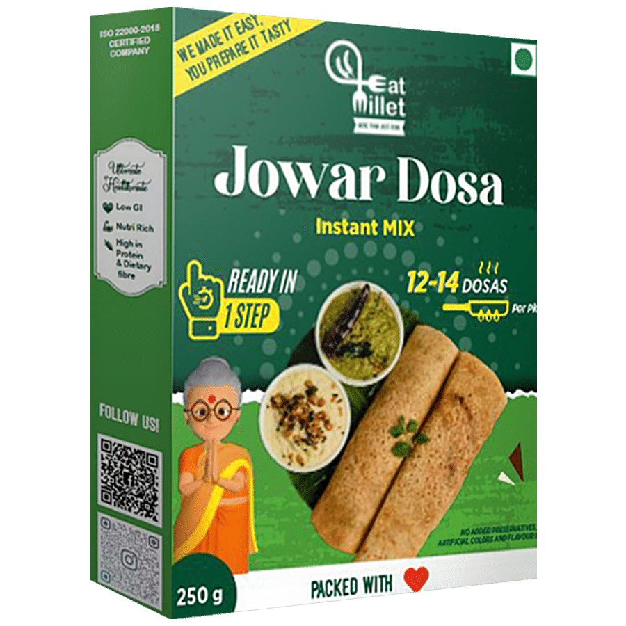 EAT MILLET Jowar Dosa Instant Mix - Low In GI