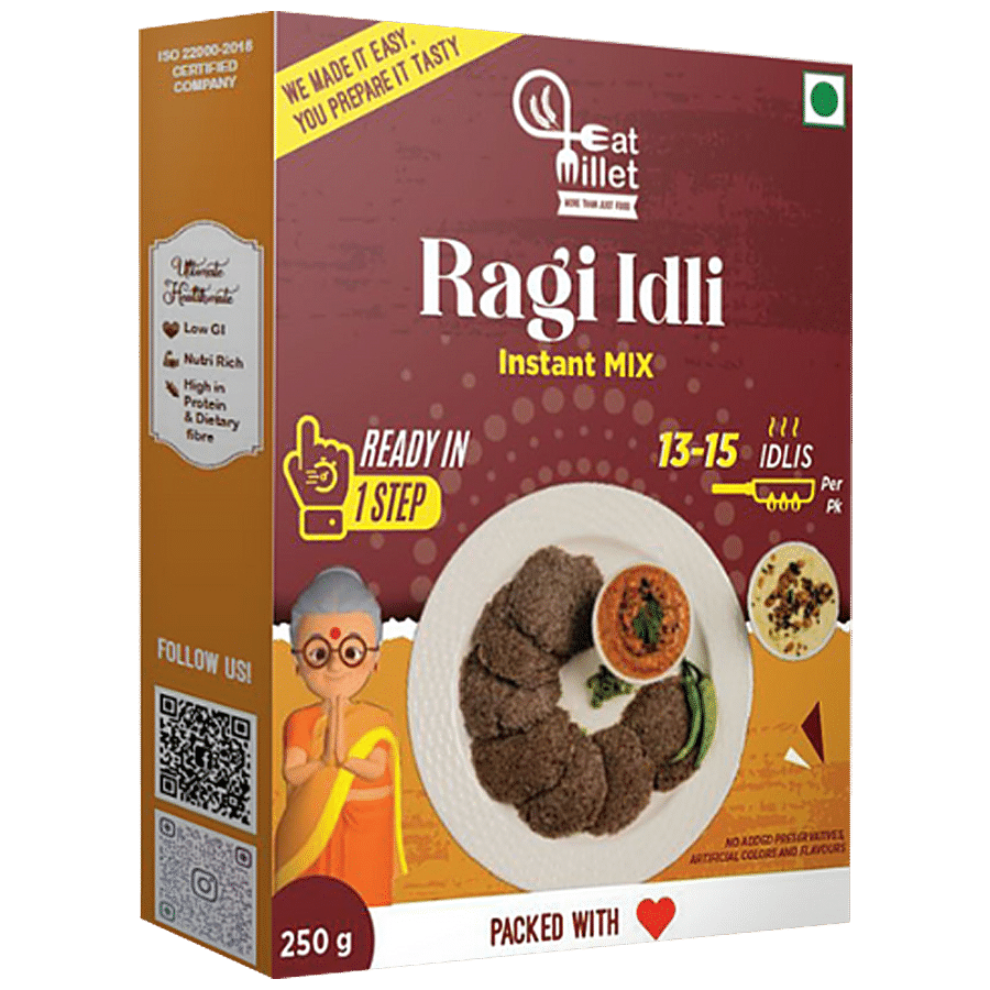 EAT MILLET Ragi Idli Instant Mix - Nutri Rich