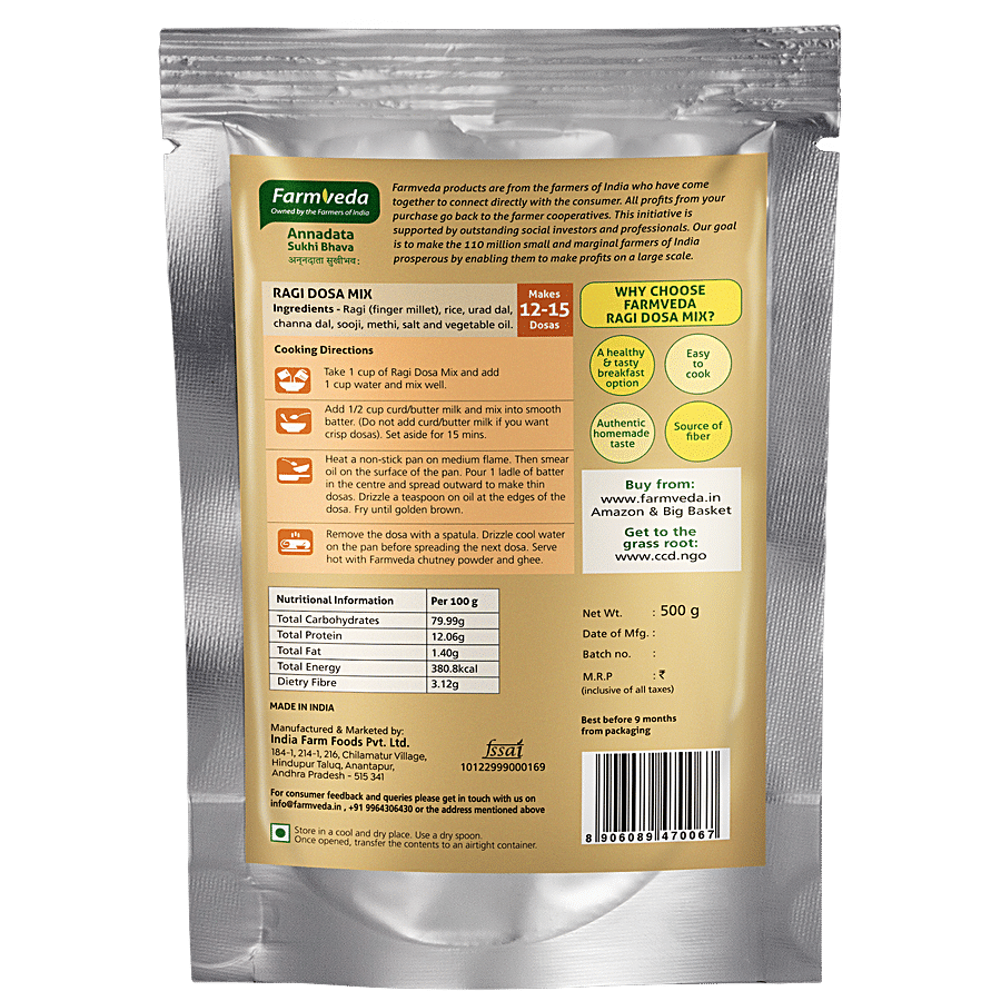 Farmveda Ragi Dosa Mix