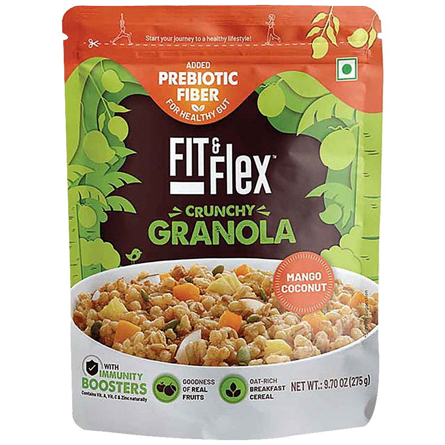 Fit & Flex Crunchy Granola Cereal - Mango Coconut