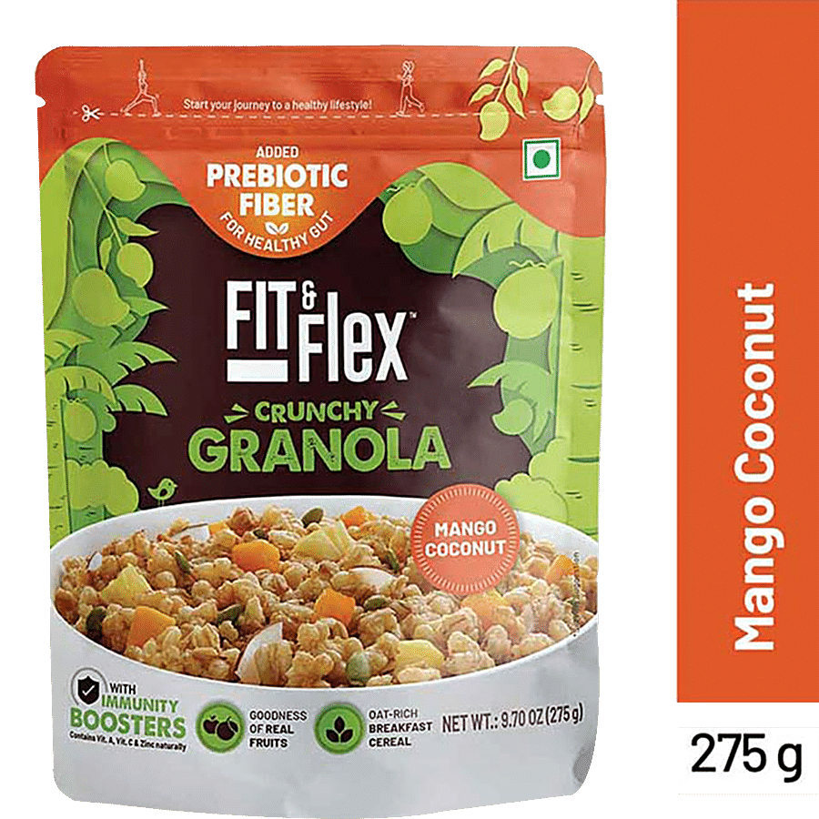 Fit & Flex Crunchy Granola Cereal - Mango Coconut