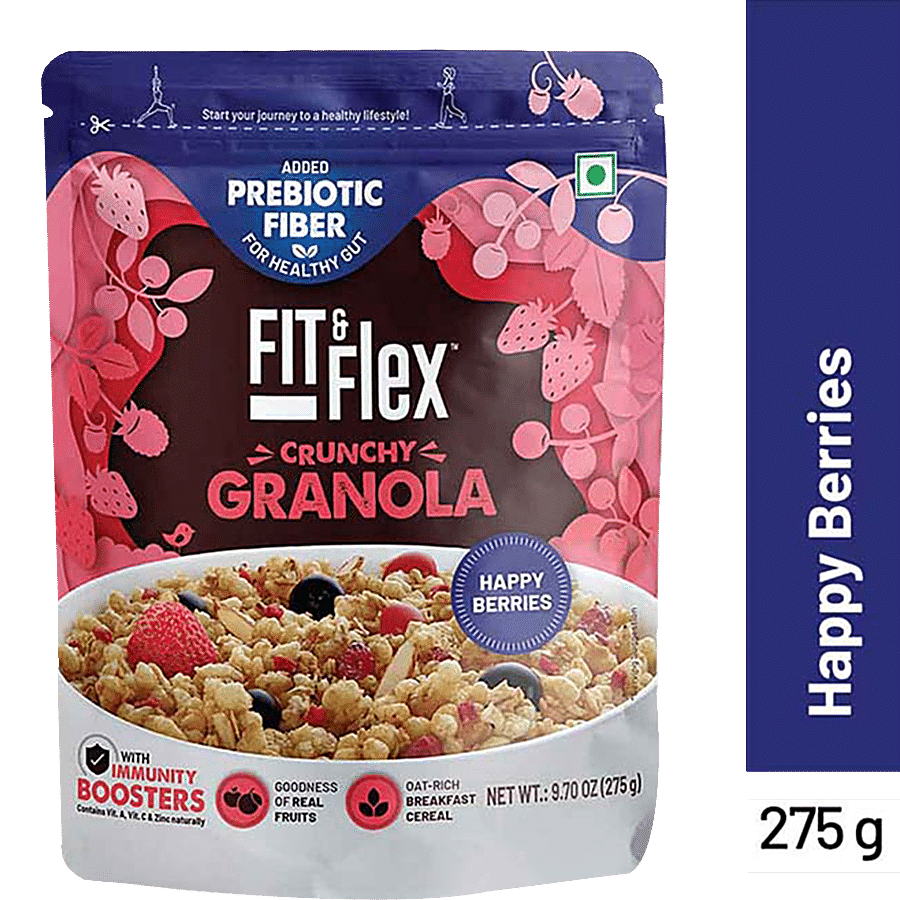 Fit & Flex Crunchy Granola - Happy Berries