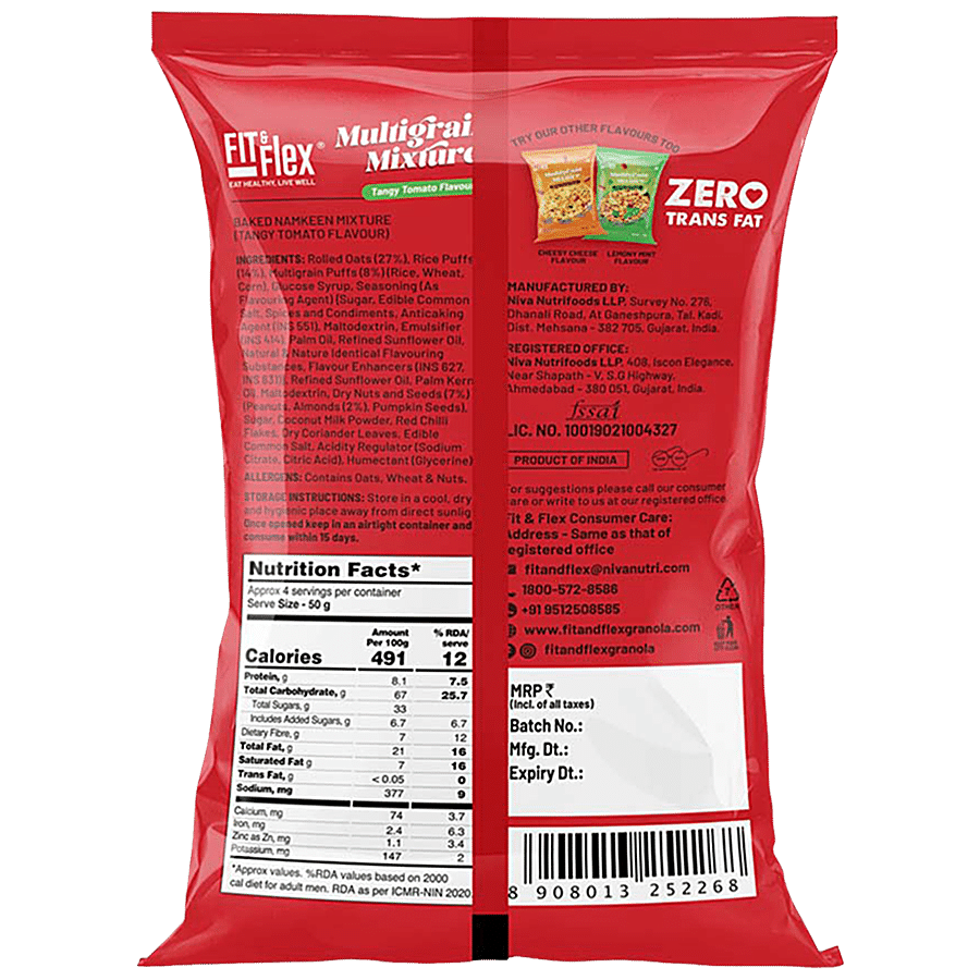 Fit & Flex Multigrain Mixture - Tangy Tomato Flavour