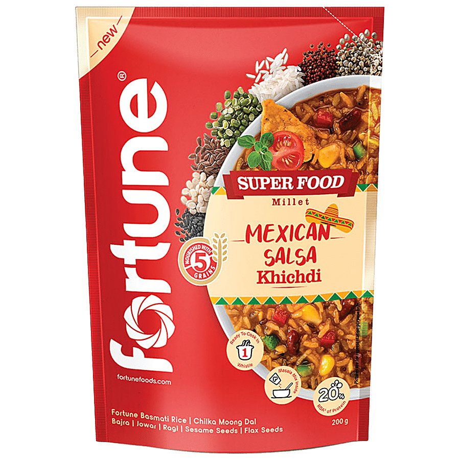 Fortune Super Food Millet Mexican Salsa Khichdi - Ready To Cook