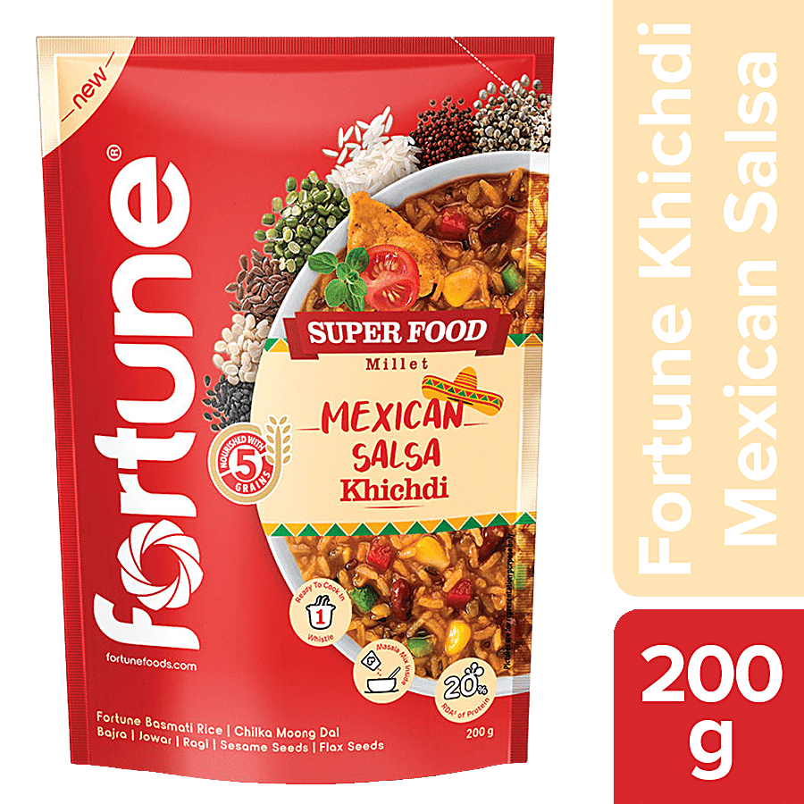 Fortune Super Food Millet Mexican Salsa Khichdi - Ready To Cook